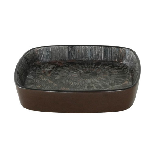 Cuenco de cerámica Baca, diseño danés, década de 1970, Fabricante: Royal Copenhagen, Diseñador: Nils Thorsson