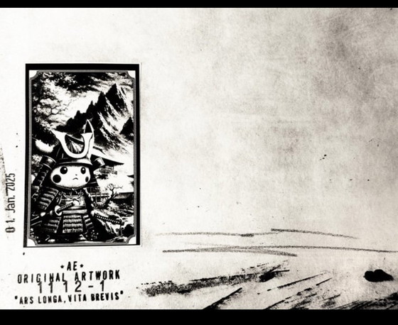 Image 1 of Kunstwerk Pikachu (Pokémon) Moment des Friedens