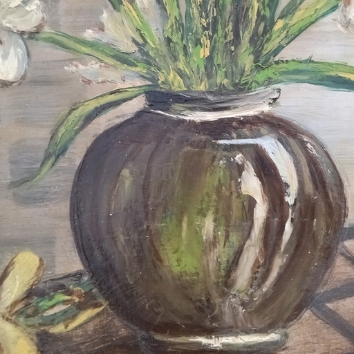 Tableau vintage Bouquet de fleurs 