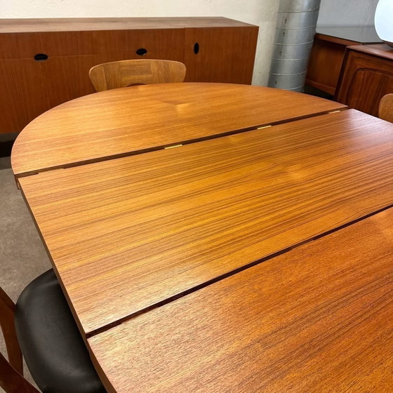 Image 1 of Teak dining table by Paul Geoffroy, 1960