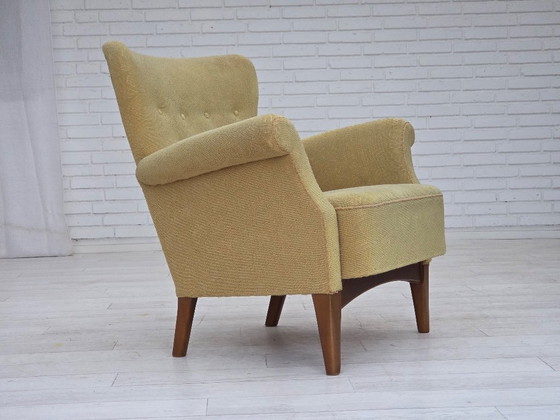 Image 1 of Dänischer Sessel von Fritz Hansen aus den 1960er Jahren, Serie 8000/8020, Originalzustand.