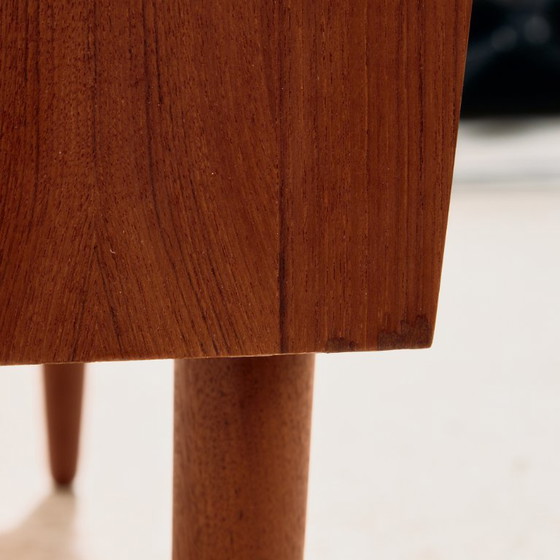 MK11143 Gerestaureerd Teakhouten Bureau – Wood (photo 14 of 17)