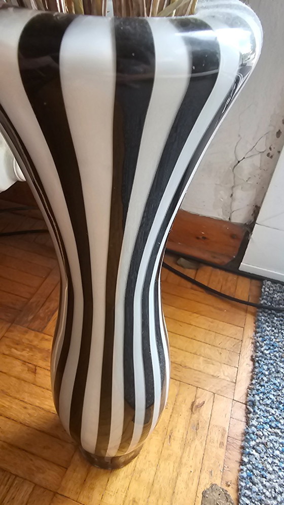 Zebra Art Glass Vase Leonardo 40cm (photo 5 of 10)