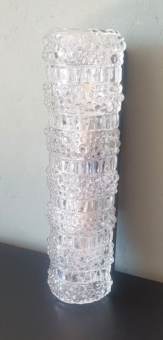 Applique murale vintage en verre bullé - 34 cm - Glashütte Limbourg. – Glashütte Limburg, Appliques murales (photo 5 of 37)