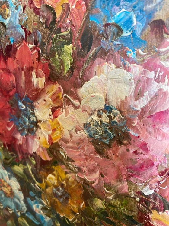 Dipinto a olio su tela bouquet – Sullivan, Dipinti e disegni, Legno (photo 4 of 15)