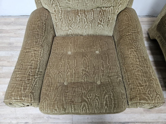 Image 1 of Een paar Italiaanse fauteuils uit de jaren 70.
