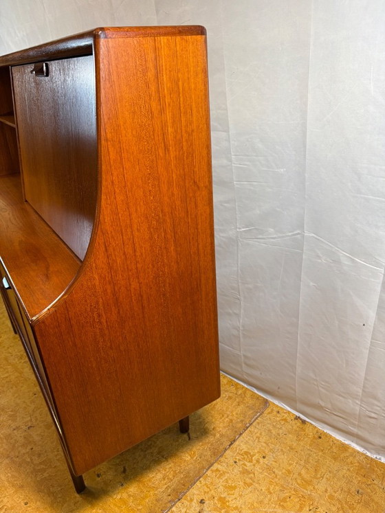 Vintage A. Younger “Sequence” Teak Highboard | Jaren 60 | Ontworpen door John Herbert Een werkelijk (photo 10 of 12)