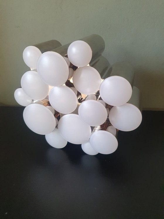 Image 1 of Vintage Ikea SÖDERSVIK Lamp: Chrome Space Age Light