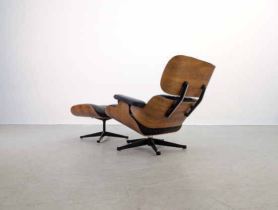 Image 1 of Charles & Ray Eames Lounge chair Miller Ottoman rosewood