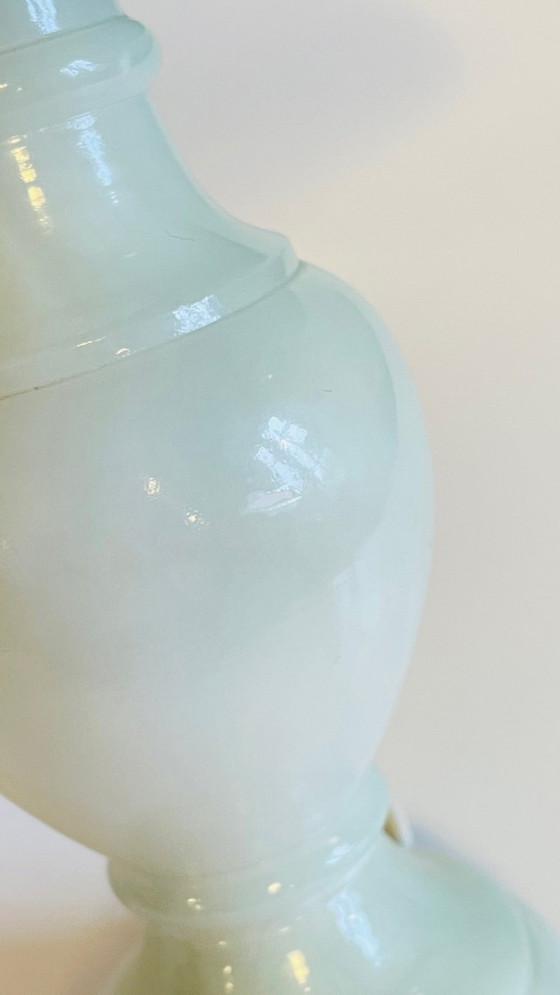 Image 1 of Vintage white marble lamp