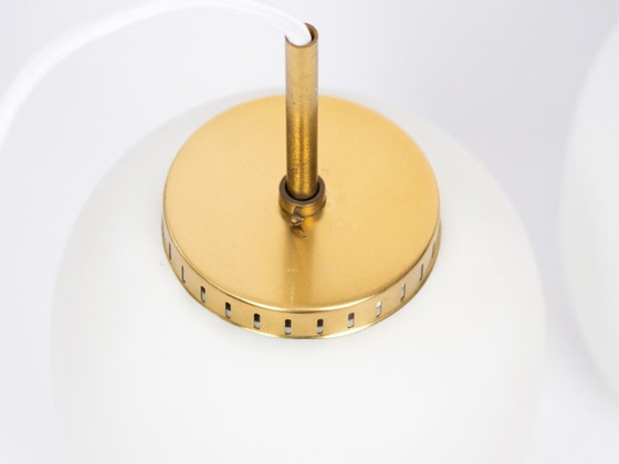 Image 1 of Coppia di 2 lampade a sospensione vintage danesi Kina di Bent Karlby, Lyfa, 1946