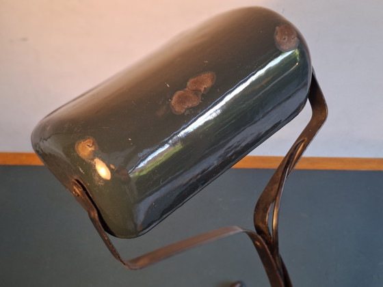Lampe de bureau Vintage Horax, Années Trente – Cast Iron, Metal (photo 9 of 10)