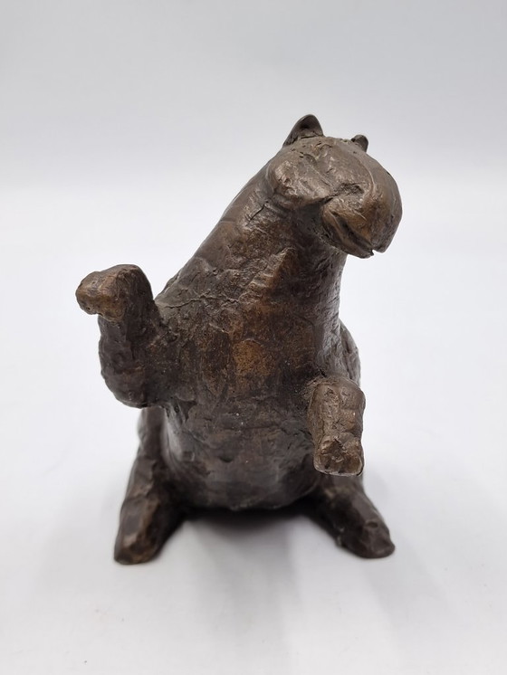 Image 1 of Kleine Bronzeskulptur eines Pferdes, Arthur Spronken?