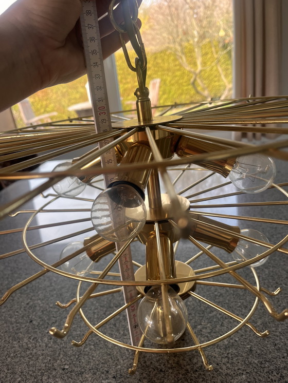 Image 1 of Vintage kroonluchter + tafellamp