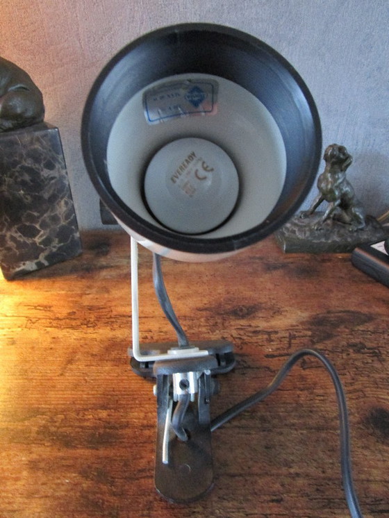 Image 1 of Faretto vintage a morsetto del marchio olandese Herda, degli anni '70.