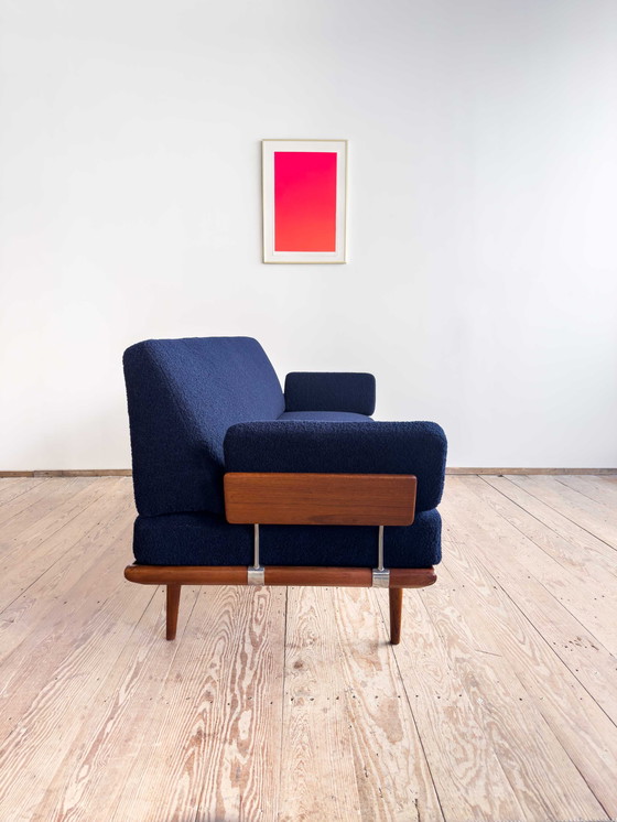 Image 1 of Mid-Century Danish Daybed Minerva Series with Armrests by Peter Hvidt and Orla Mølgaard Nielsen for France & Son, 1960s