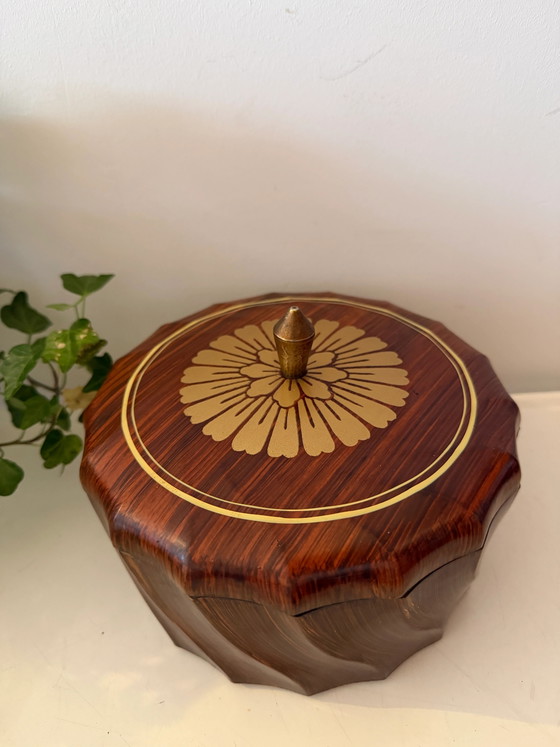 Barattolo per biscotti in plastica effetto legno – Accessori da cucina, Vintage (photo 6 of 6)