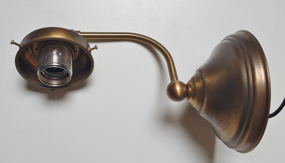 Image 1 of Art-Deco-Wandleuchte aus Opalglas
