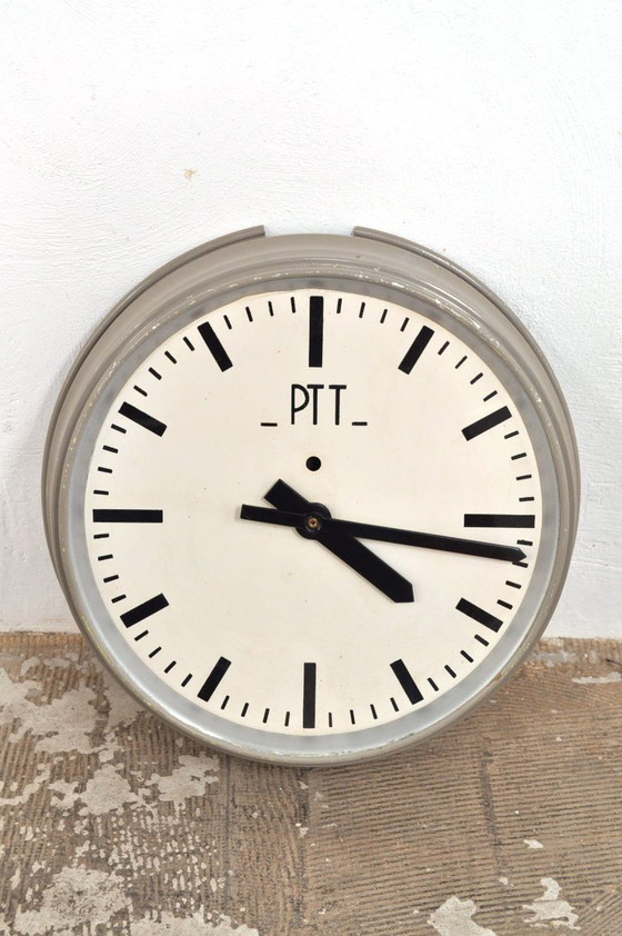 Image 1 of Horloge vintage PTT, 1960