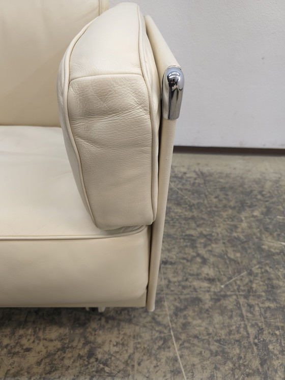 Image 1 of Fauteuil Poltrona Frau Twice Designer Fauteuil en cuir