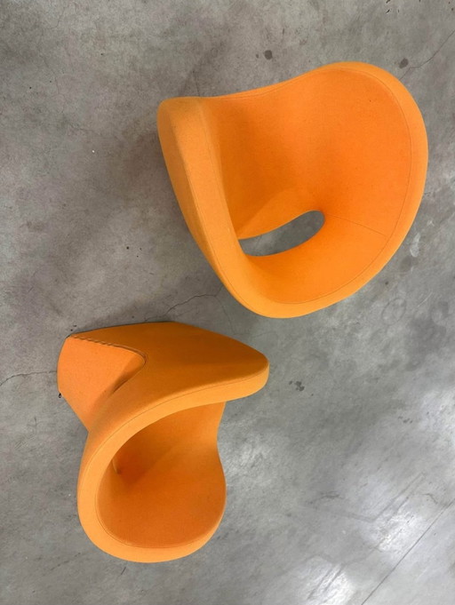 2x Fauteuils Van Moroso