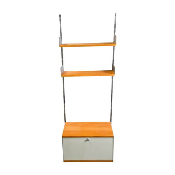 Image 1 of Dieter Rams wandplank 606 Vitsoe hout smal design Bauhaus