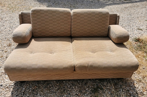 Vintage Sofa Leolux 704 – 2 zitsbanken, Textile, Wood