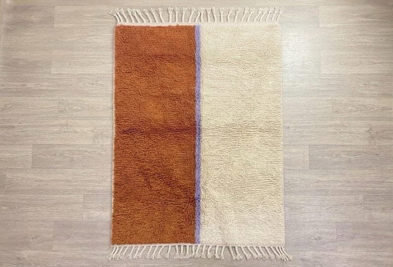 Marocain tapis berbère 250/150cm, Laine, Crème (photo 4 sur 5)