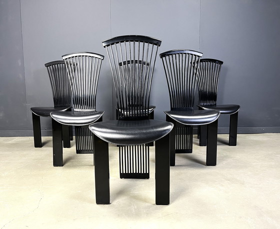 Image 1 of Vintage Dining Chairs by Pietro Costantini, 1980s, Set of 6