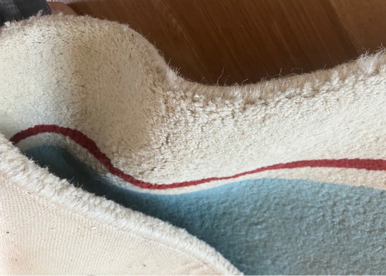 Image 1 of pure wool rug with unique design