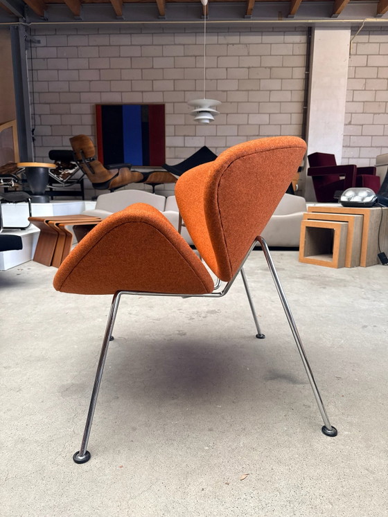 Artifort Orange Slice, Pierre Paulin, Sessel, Stoff, Holz (Foto 8 von 13)