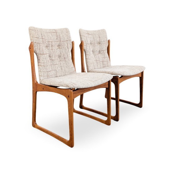 Set of 2 Vamdrup Stolefabrik Midcentury Armchairs Danish Teak Chair – Wood (photo 3 of 11)