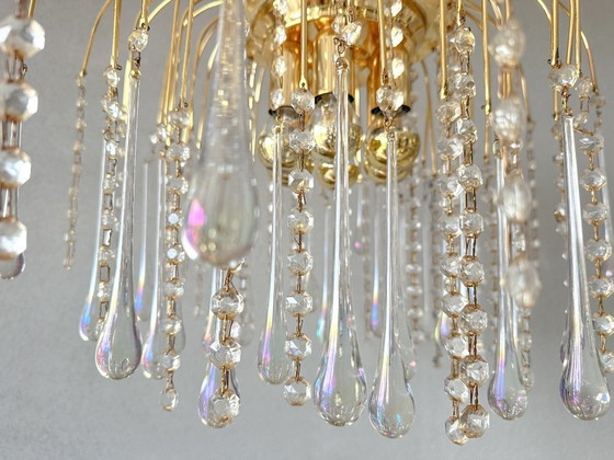Image 1 of Vintage teardrop chandelier