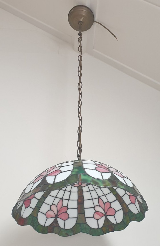 Stained Glass - Tiffany Style Lotus Flower Pendant Lamp (photo 37 of 65)