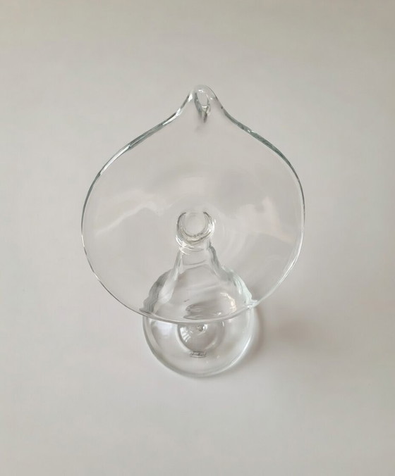 Image 1 of Exclusive 43 cm hand-blown glass vase by master glassblower Gerardo Cardinale