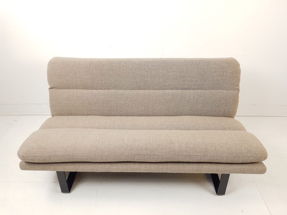 Image 1 of Artifort bankje Kho Liang Le beige ploegstof