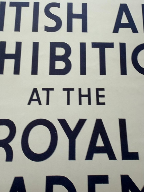 Image 1 of Grand art britannique, 1934 – Réimpression de l'affiche d'exposition, imprimée au Royaume-Uni