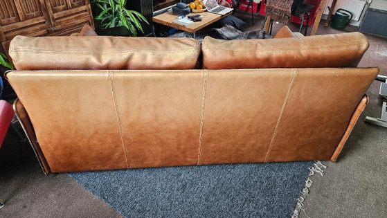Image 1 of Baxter Arcon Sofa von Marco Milisich | Cognacfarbenes Leder, Italien
