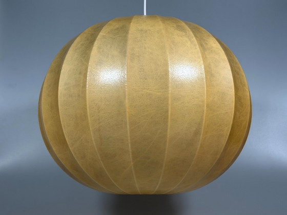 Image 1 of Lampada da soffitto anni '60/'70, lampada a globo "Moon", Goldkant Leuchten Cocoon Design