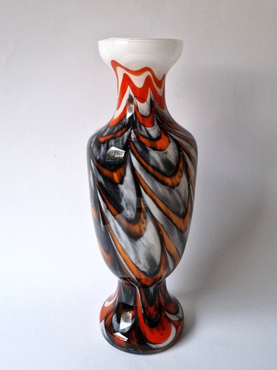 Image 1 of Empoli - Grote vintage vaas van Carlo Moretti - 37 cm