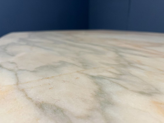 Image 1 of Vintage marmeren eettafel, jaren 70