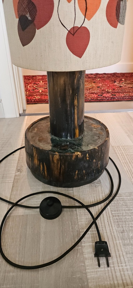 Keramische vloerlamp jaren 60