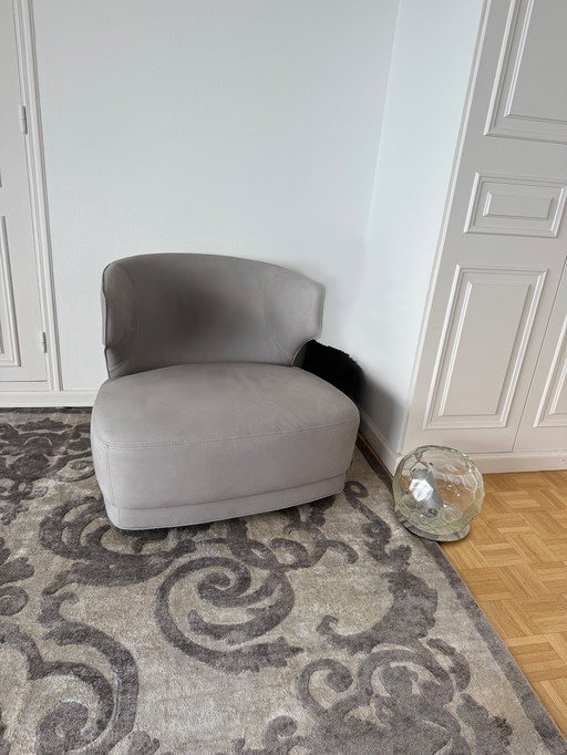 Luxe leren fauteuil van Designerbrand