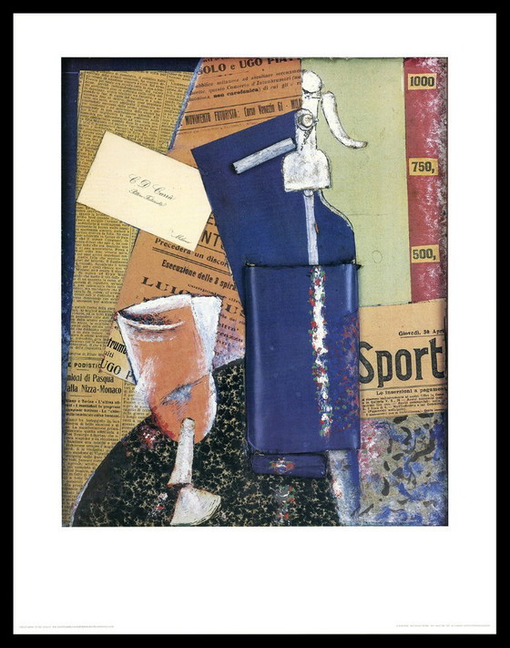 Image 1 of Carrà, Carlo - Sifone Di Seltz - Stampa d'arte su originale del 1914