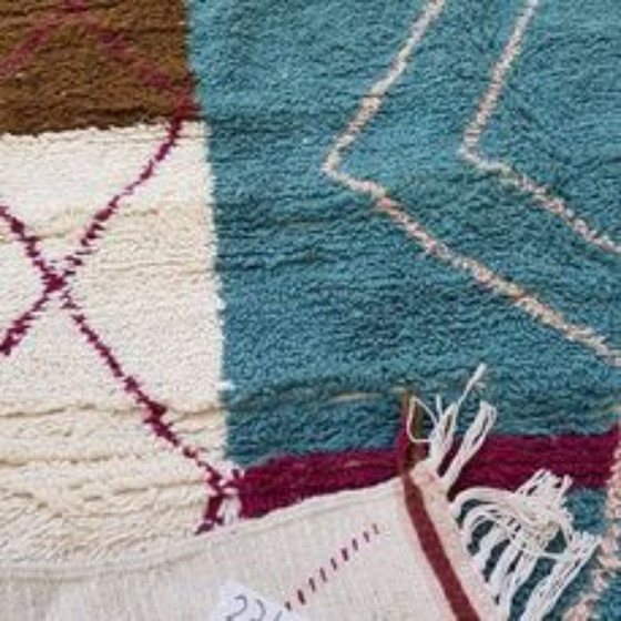 Image 1 of Hand-knotted Berber wool rug 274x134cm