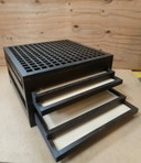 Tetra coffee table, Bernard Vuarnesson, Bellato
