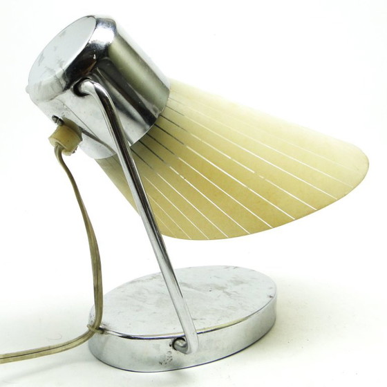 Bedside Table Lamp From Drupol, Former Czechoslovakia, 1950s – Metal, Plastic (photo 14 of 17)
