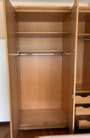 Armario de dormitorio de roble