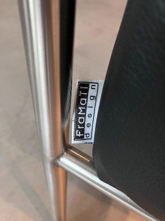 Eetkamerset (Ronald Schmitt Eettafel En 6 Framati Eetkamerstoelen) – Metal (photo 10 of 11)