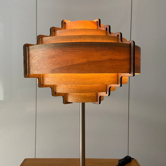 Retro Scandinavische Lampenkap – The Retrograde, Tafellampen, Wood (photo 2 of 12)
